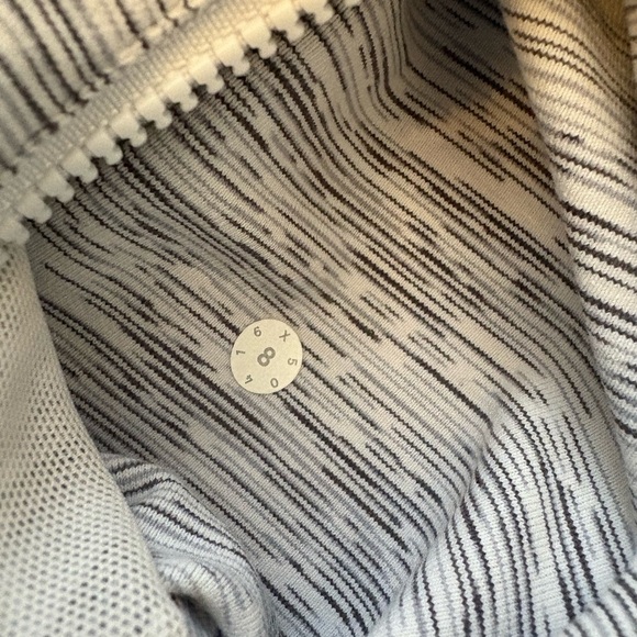 Lululemon Define Jacket, Wee Are From Space in Ice Grey Alpine White, SZ 8 - Picture 7 of 11